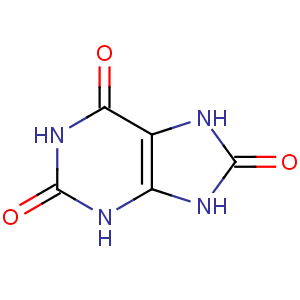 Chemical Structure of Uric Acid